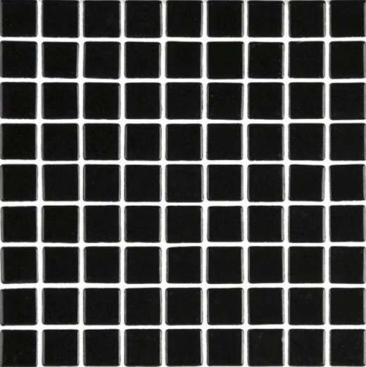 Мозаика Ezarri Lisa 3630 - D, цвет чёрный, поверхность глянцевая, квадрат, 334x334