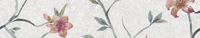 Бордюры Gracia Ceramica Olezia Grey Light Border 01, цвет серый, поверхность матовая, прямоугольник, 57x300