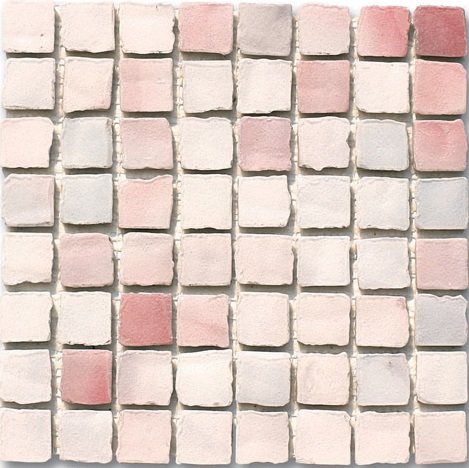 Мозаика Ker-av Frammenti&Riflessi Ametista su Rete (3,75X3,75) KER-9010, цвет розовый, поверхность глянцевая, квадрат, 300x300