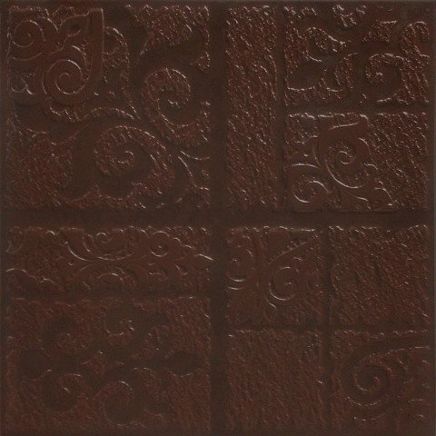 Декоративные элементы Керамин Каир 4 Декор Коричневый, цвет коричневый, поверхность матовая, квадрат, 298x298