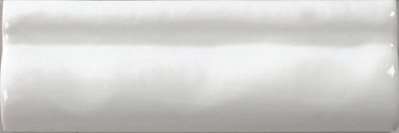Бордюры Cevica Moldura Ant N24 Blanco, цвет белый, поверхность глянцевая, прямоугольник, 50x150