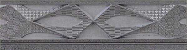 Бордюры El Molino Torso Plata Cenefa, цвет серый, поверхность матовая, прямоугольник, 70x250