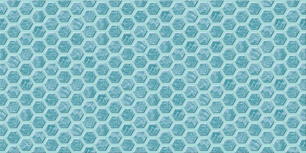 Керамическая плитка Axima Анкона Низ Бирюзовый, цвет бирюзовый, поверхность глянцевая, прямоугольник, 300x600
