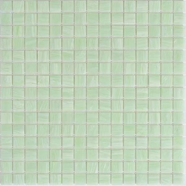 Мозаика Alma Mosaic Stella STM44, цвет зелёный, поверхность глянцевая, квадрат, 327x327