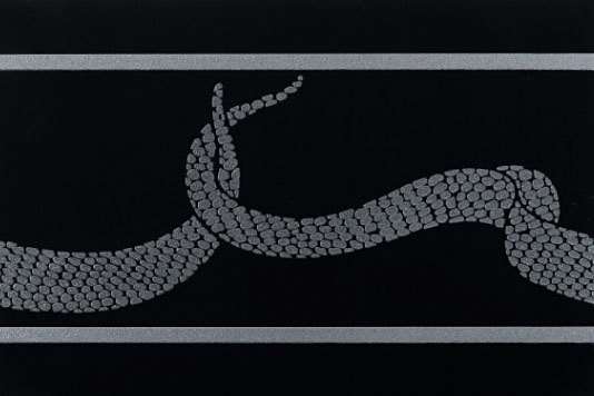Бордюры Petracers Gran Gala Listello Serpente E Nero, цвет чёрный, поверхность глянцевая, прямоугольник, 210x315