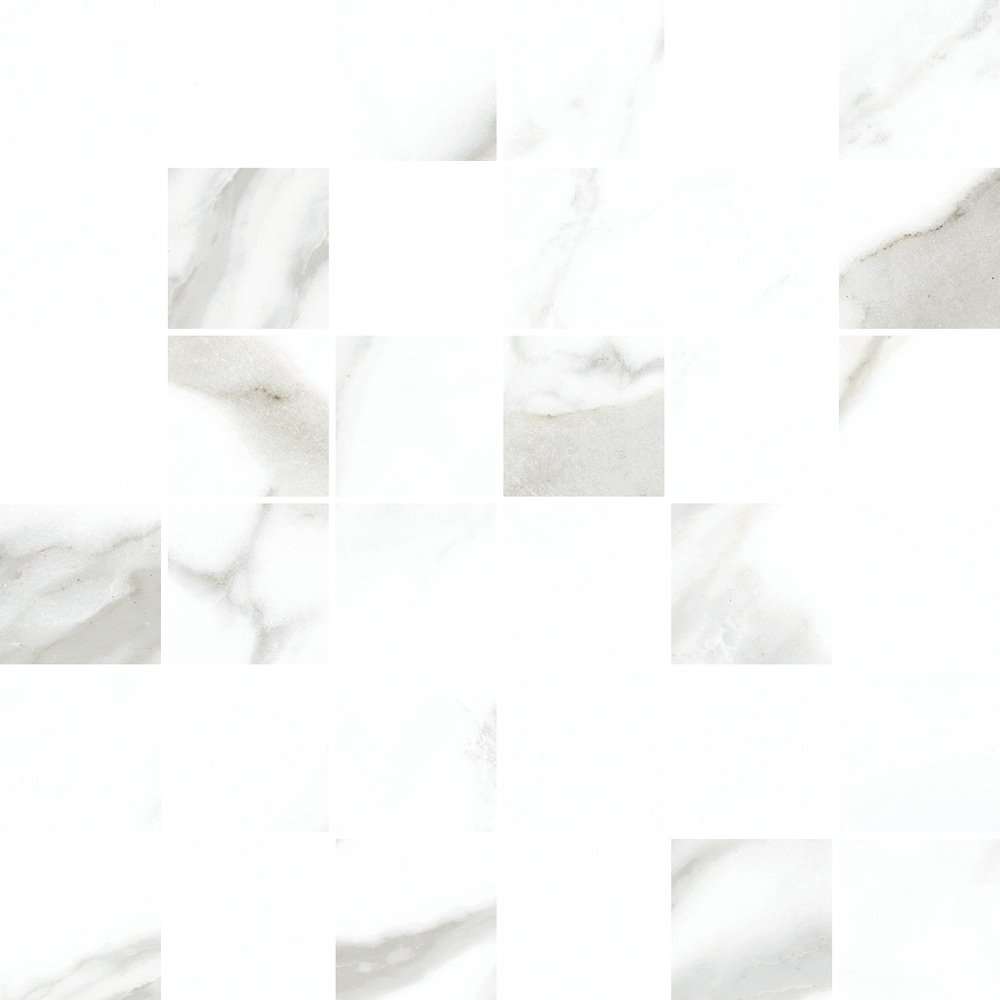 Мозаика Cerdomus Statuario Mosaico 4,7x4,7 Puro Nat 72778, цвет белый, поверхность матовая, квадрат, 300x300