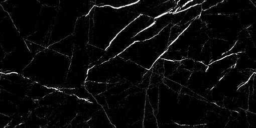 Керамогранит Decovita Deep Black Full Lappato, цвет чёрный, поверхность лаппатированная, прямоугольник, 600x1200