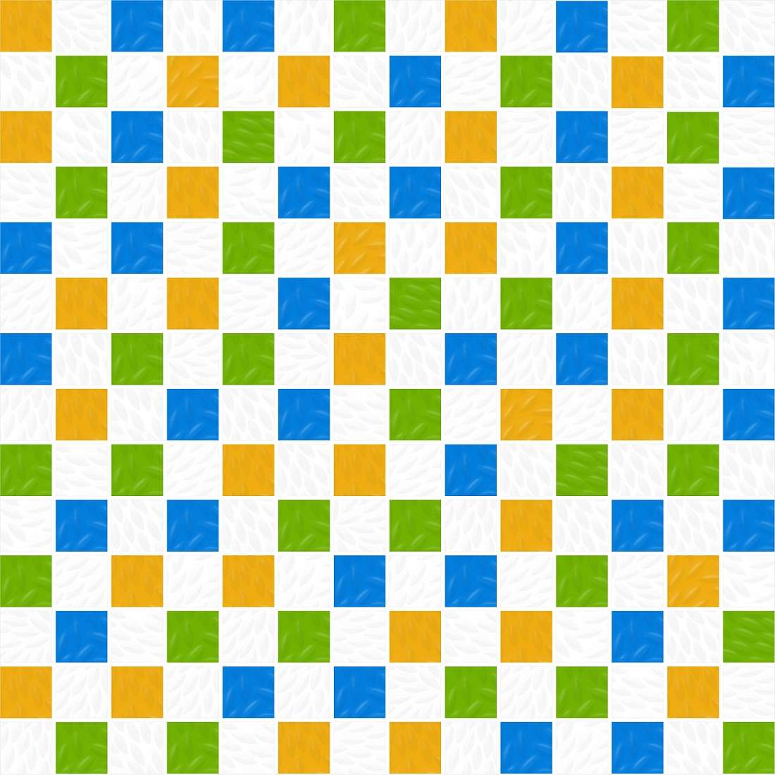Мозаика Керамин Фреско 7 Мозайка, цвет разноцветный, поверхность глянцевая, квадрат, 300x300