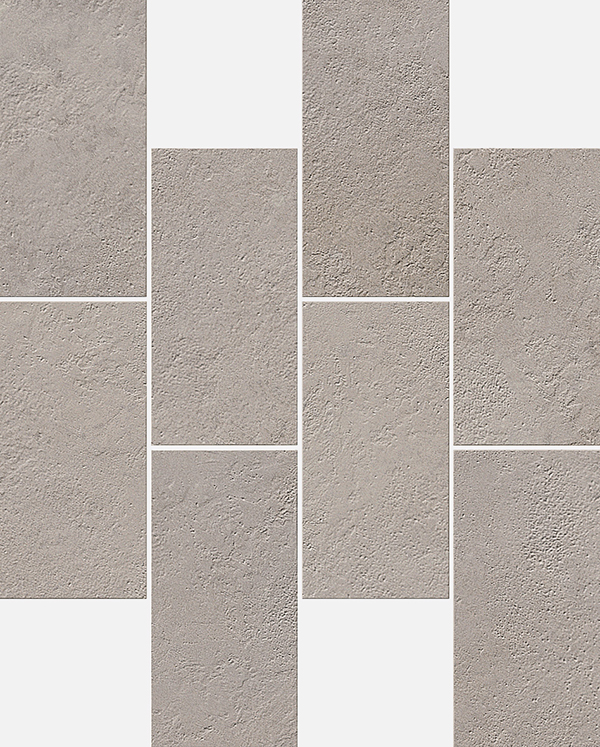 Декоративные элементы Italon Millennium Iron Minibrick 610110000418, цвет серый, поверхность матовая, прямоугольник, 237x295