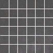 Мозаика Impronta Square Crossing Mosaico A SQ063MA, цвет чёрный, поверхность матовая, квадрат, 300x300
