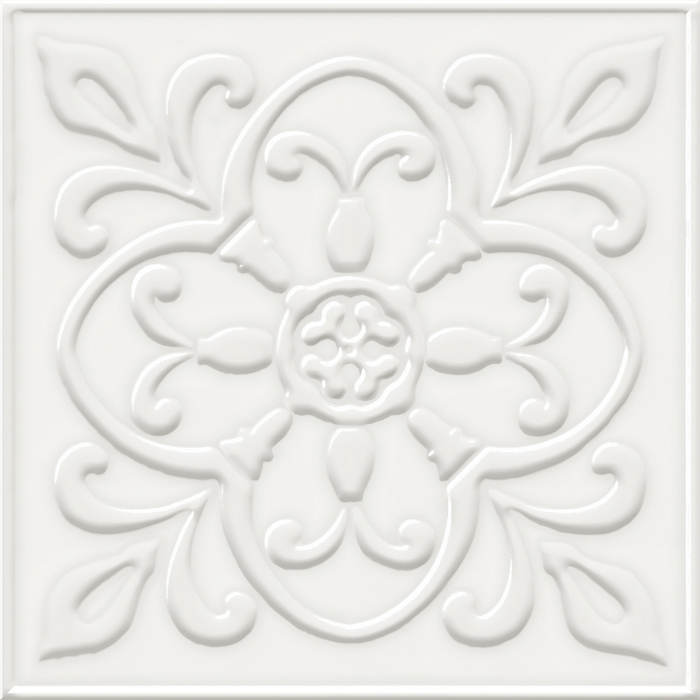 Керамогранит Gracia Ceramica Moretti White PG 02, цвет белый, поверхность глянцевая, квадрат, 200x200