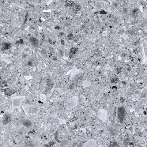 Керамогранит Kerranova Terrazzo K-331/MR, цвет серый, поверхность матовая, квадрат, 600x600