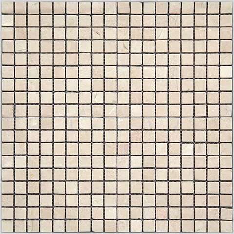 Мозаика Natural Mosaic I-Тilе (1,5X1,5) 4M021-15T, цвет бежевый, поверхность матовая, квадрат, 298x298