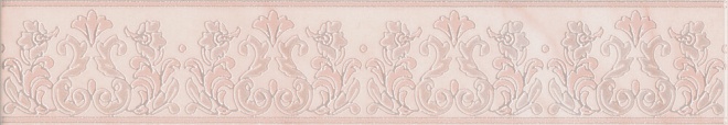 Бордюры Kerama Marazzi Флораль Hgd\A345\15117, цвет бежевый, поверхность матовая, прямоугольник, 72x400