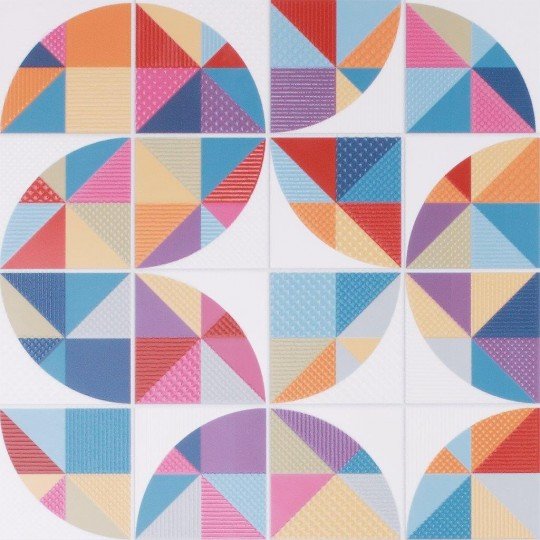 Мозаика Dune Ceramic Mosaics Dynamic 187614, цвет разноцветный, поверхность глянцевая, квадрат, 295x295