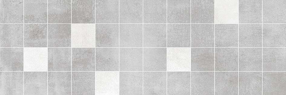 Декоративные элементы Laparet Sharp Декор Мозаичный Микс MM60153, цвет серый, поверхность глянцевая, прямоугольник, 200x600