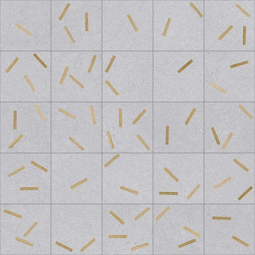 Керамогранит Arcana Maolan-R Gris, цвет серый, поверхность матовая, квадрат, 200x200
