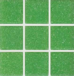 Мозаика Irida Gamma И10.22(2), цвет зелёный, поверхность глянцевая, квадрат, 318x318