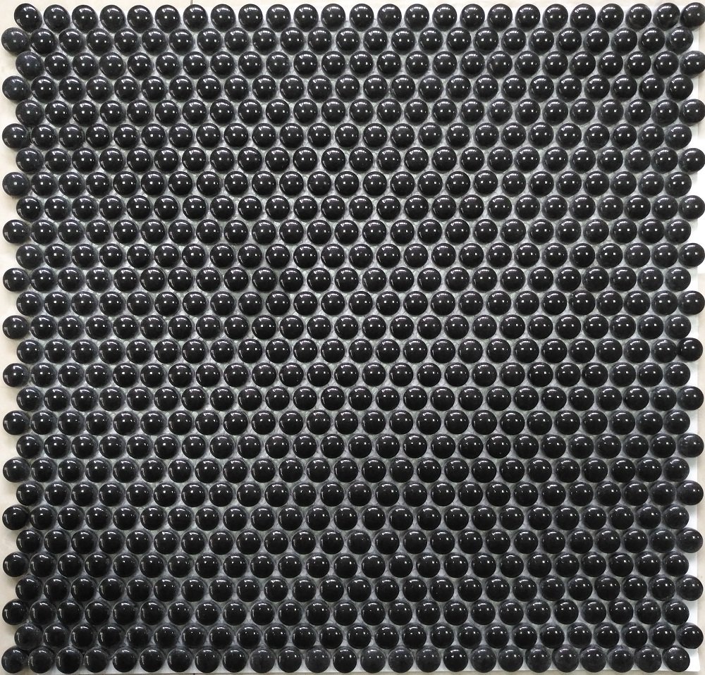 Мозаика Bonaparte Bonaparte Pixel Land, цвет чёрный, поверхность глянцевая, прямоугольник, 318x325