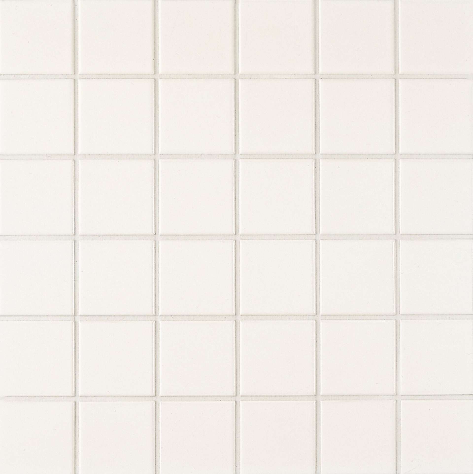 Мозаика Jasba Fresh Snow White 41400H-73, цвет белый, поверхность матовая, квадрат, 297x297