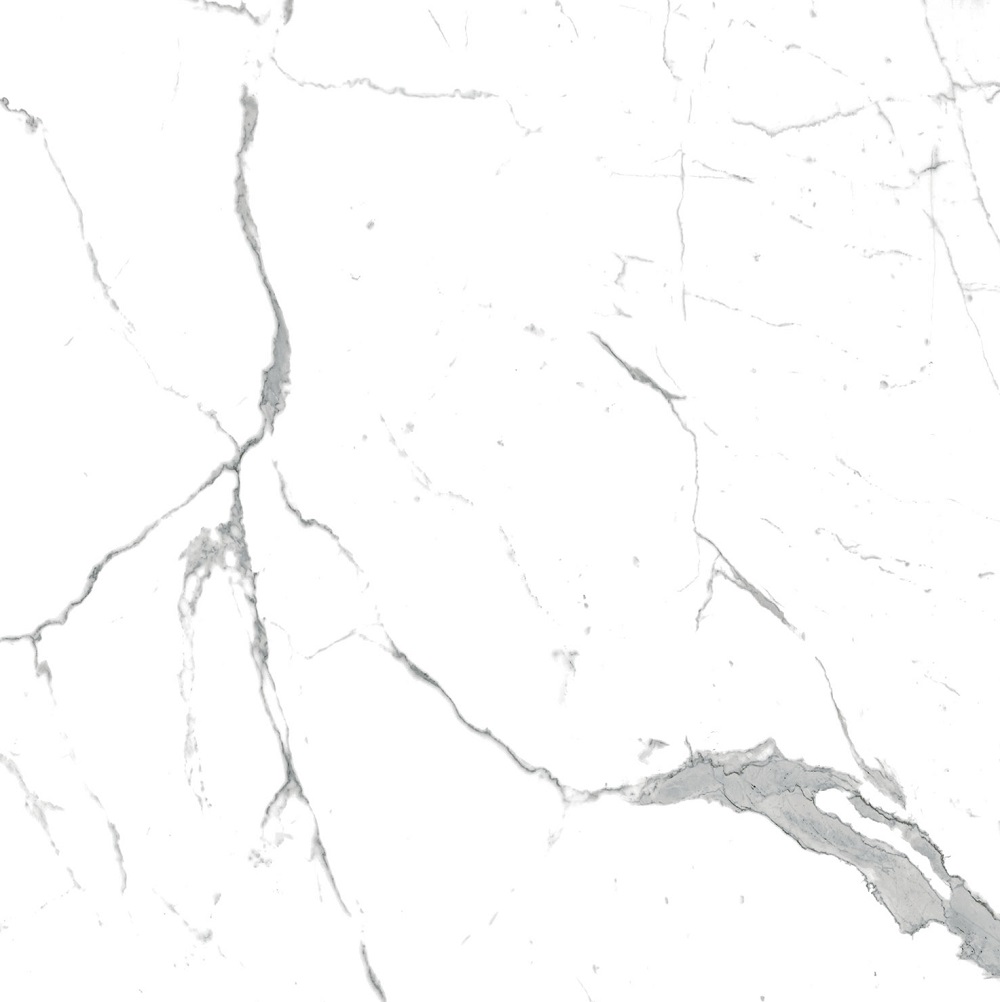 Керамогранит Eurotile Statuario White 3 SRW 0005, цвет белый, поверхность полированная, квадрат, 400x400