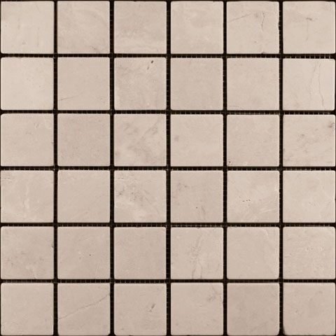 Мозаика Natural Mosaic Adriatica Crema Marfil Extra (4,8X4,8) 7M030-48T, цвет бежевый, поверхность матовая, квадрат, 305x305