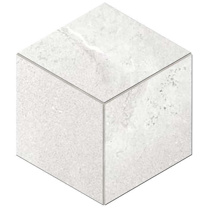 Мозаика Ametis By Estima Kailas Ivory KA00 Cube Неполированный 29x25 35070, цвет слоновая кость, поверхность матовая, шестиугольник, 250x290
