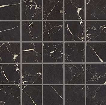 Мозаика Piemme Marmi-Reali Mat Mosaico Nero Reale 00403, цвет чёрный, поверхность матовая, квадрат, 300x300