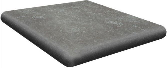 Ступени Exagres Cartabon Stone Gris, цвет серый, поверхность матовая, квадрат с капиносом, 330x330