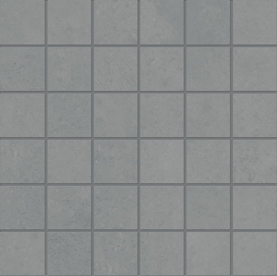 Мозаика Ergon Pigmento Mosaico Grigio Basalto Silktech ELXW, цвет серый, поверхность матовая, квадрат, 300x300