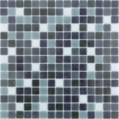 Мозаика Caramelle Mosaic Sabbia Tempesta (на сетке), цвет чёрный, поверхность матовая, квадрат, 327x327