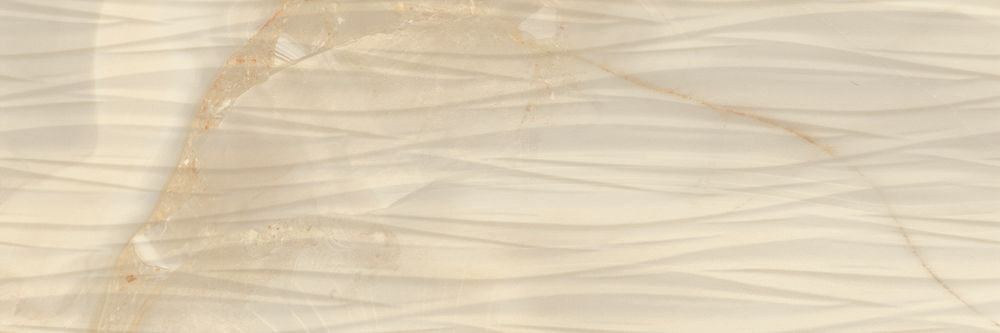 Керамическая плитка Kerasol Acropolis Silk Marfil Rectificado, цвет бежевый, поверхность глянцевая, прямоугольник, 300x900