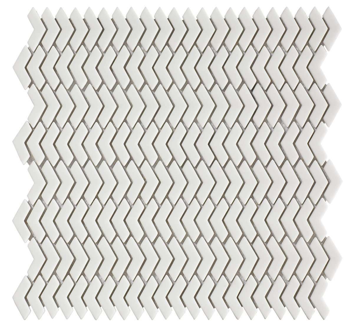 Мозаика Harmony Calm D.Quiet White 18878, цвет белый, поверхность матовая, прямоугольник, 290x295