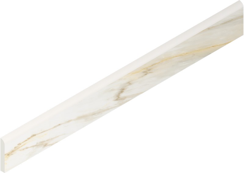 Бордюры Italon Stellaris Battiscopa Carrara Ivory 610130007465, цвет слоновая кость, поверхность натуральная, прямоугольник, 72x800