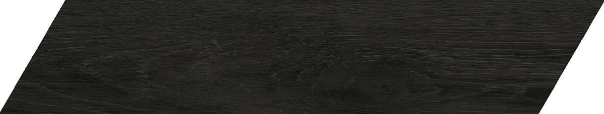 Керамогранит APE Chevron Rotterdam A Black, цвет чёрный, поверхность матовая, шеврон, 98x465