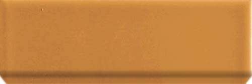 Бордюры Ce.Si Metro Finale Miele, цвет оранжевый, поверхность глянцевая, прямоугольник, 50x150