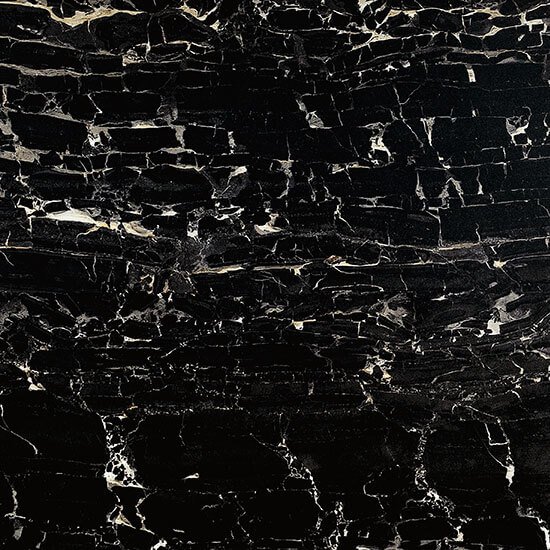 Керамогранит Fioranese Prestige Portoro Lev, цвет чёрный, поверхность полированная, квадрат, 740x740