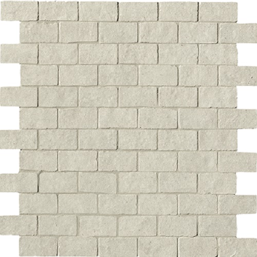 Мозаика Fap Lumina Stone Grey Brick Macromosaico Anticato FOMK, цвет серый, поверхность матовая, под кирпич, 305x305