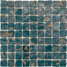 Мозаика Arkadia Palatium I Maghi Mosaico, цвет синий, поверхность матовая, квадрат, 300x300