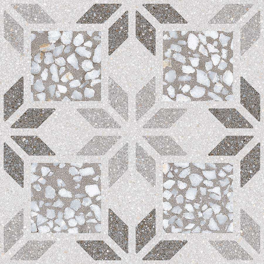 Декоративные элементы Vives Farnese Apulia-R Humo, цвет серый, поверхность матовая, квадрат, 293x293