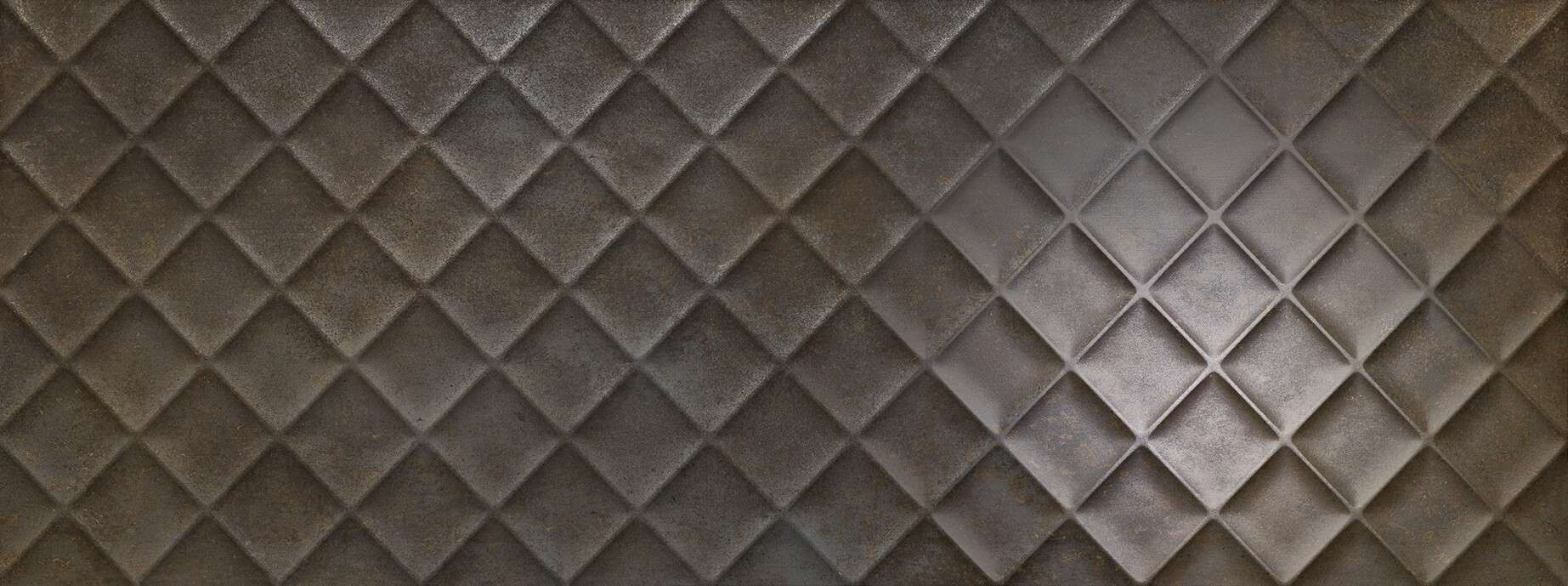 Керамическая плитка Love Tiles Metallic Chess Carbon Ret, цвет серый, поверхность матовая, прямоугольник, 450x1200