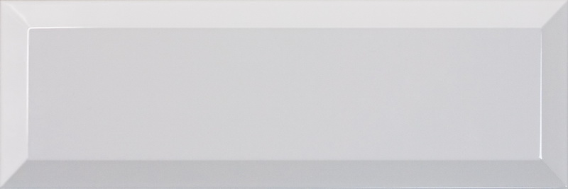 Керамическая плитка Monopole Fresh Brillo Bisel Blanco, цвет белый, поверхность глянцевая, прямоугольник кабанчик, 100x300