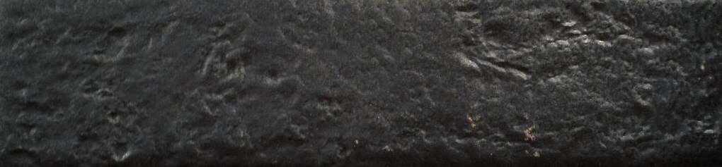 Керамическая плитка Ecoceramic Nashville Negro, цвет чёрный, поверхность матовая, под кирпич, 70x280