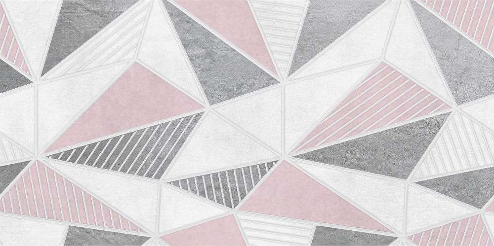 Декоративные элементы Belleza Синай Розовый 04-01-1-18-03-41-2347-0, цвет белый серый розовый, поверхность матовая, прямоугольник, 300x600