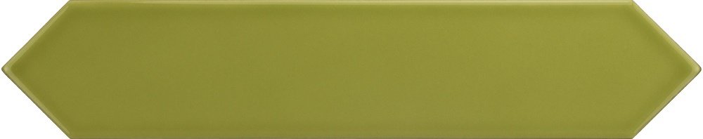 Керамическая плитка Equipe Arrow Apple 25828, цвет зелёный, поверхность глянцевая, прямоугольник, 50x250