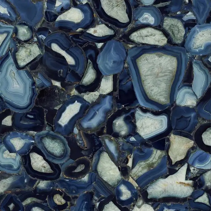 Широкоформатный керамогранит La Faenza Aesthetica AE AGA6 120 LPM, цвет синий, поверхность матовая, квадрат, 1200x1200