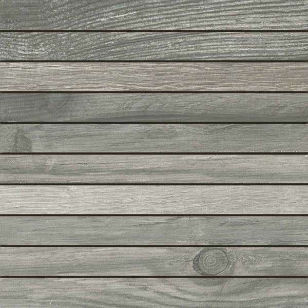 Мозаика Kronos Wood Side Kauri Sticks 6607, цвет серый, поверхность матовая, квадрат, 300x300