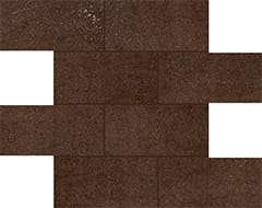 Декоративные элементы Floor Gres Flowtech Russet Nat 6mm (7,5X15) Mur 756621, цвет коричневый, поверхность матовая, кабанчик, 300x300