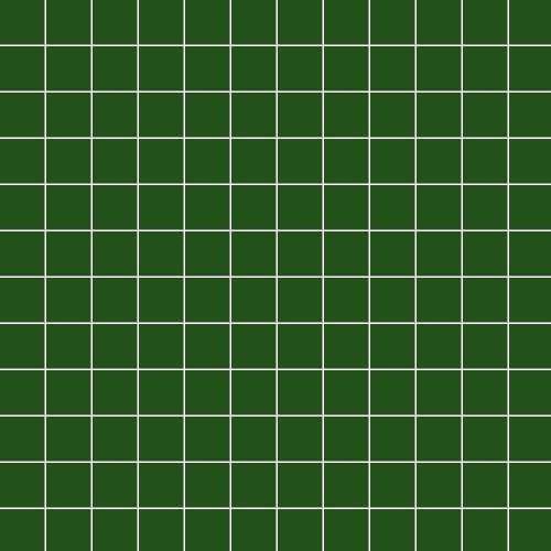 Мозаика Ce.Si Matt Muschio Su Rete 2,5x2,5, цвет зелёный, поверхность матовая, квадрат, 300x300
