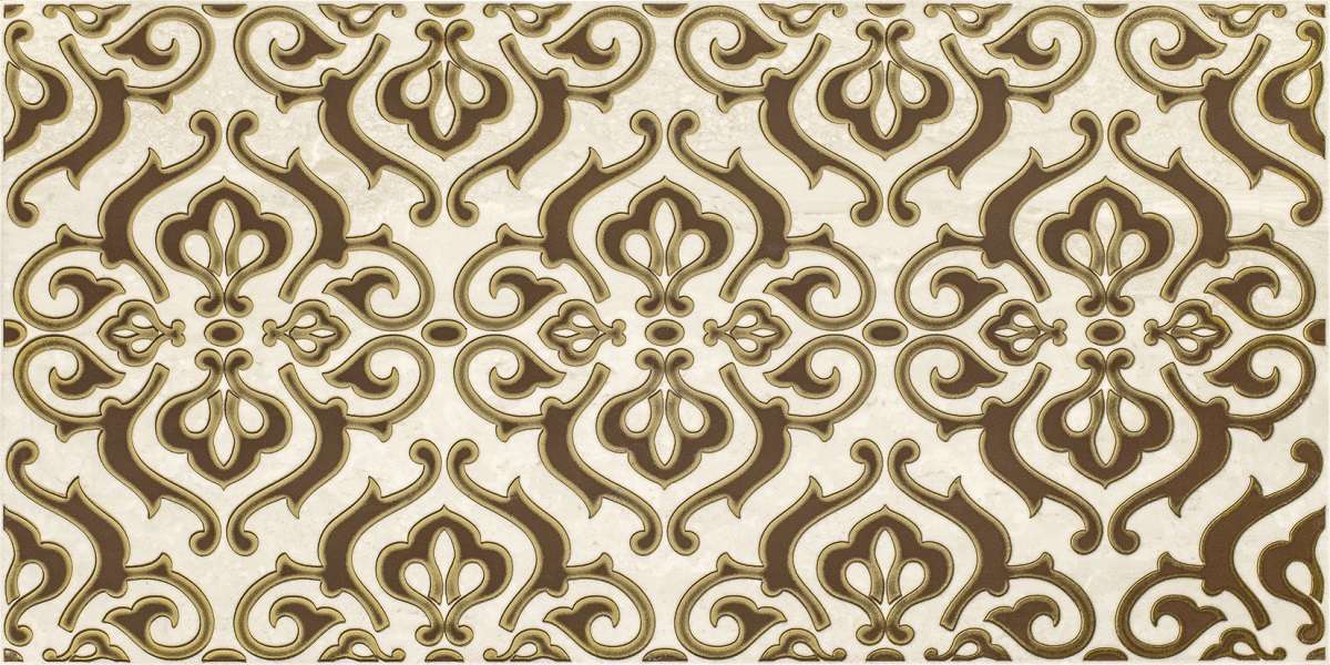 Декоративные элементы Paradyz Coraline Brown Inserto Classic, цвет коричневый, поверхность глянцевая, прямоугольник, 300x600